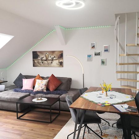 Auszeit2 Erfurt - Stilvolle Dachwohnung Mit Parkplatz - Zentrumsnah Ngoại thất bức ảnh