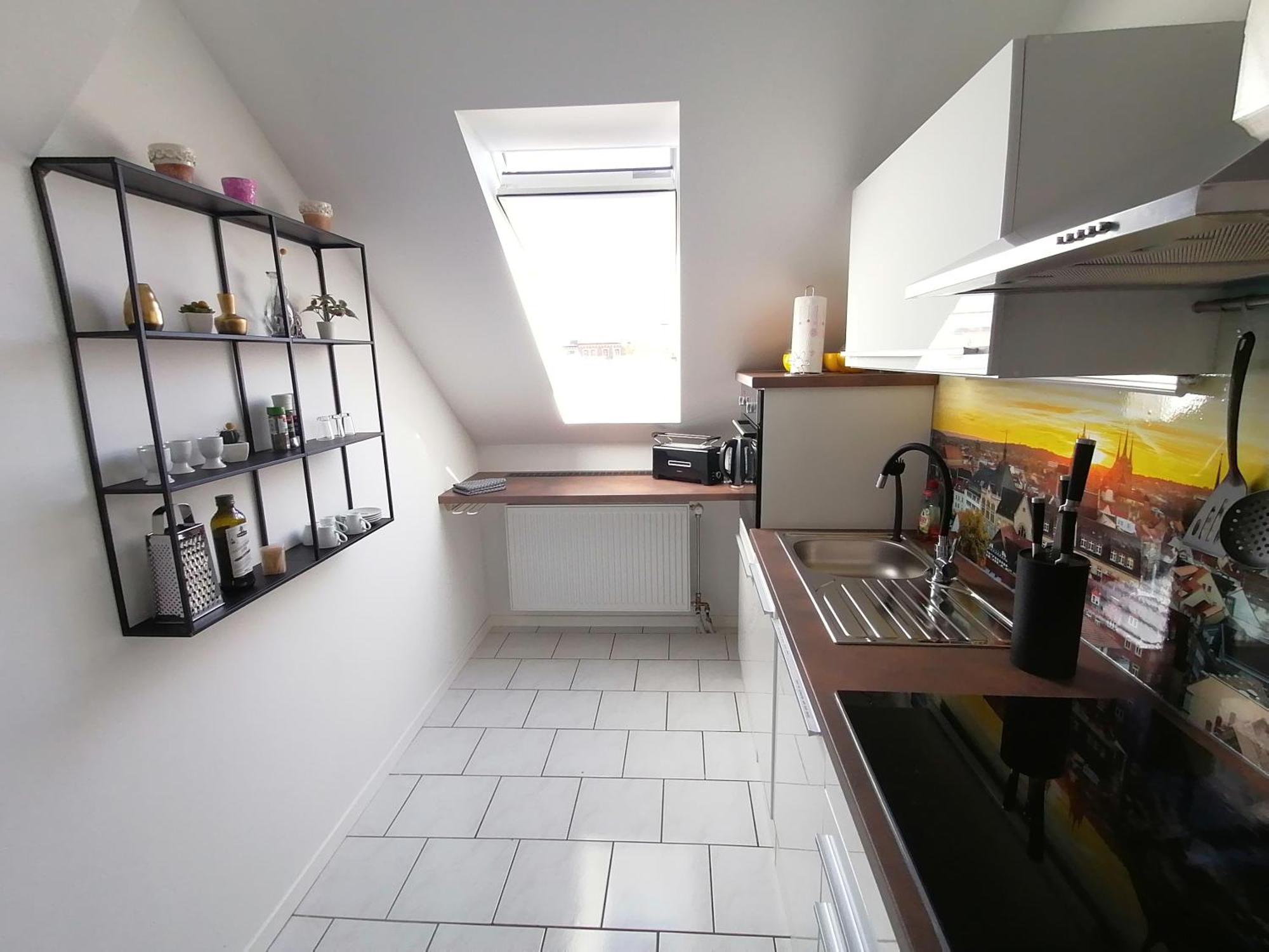 Auszeit2 Erfurt - Stilvolle Dachwohnung Mit Parkplatz - Zentrumsnah Ngoại thất bức ảnh